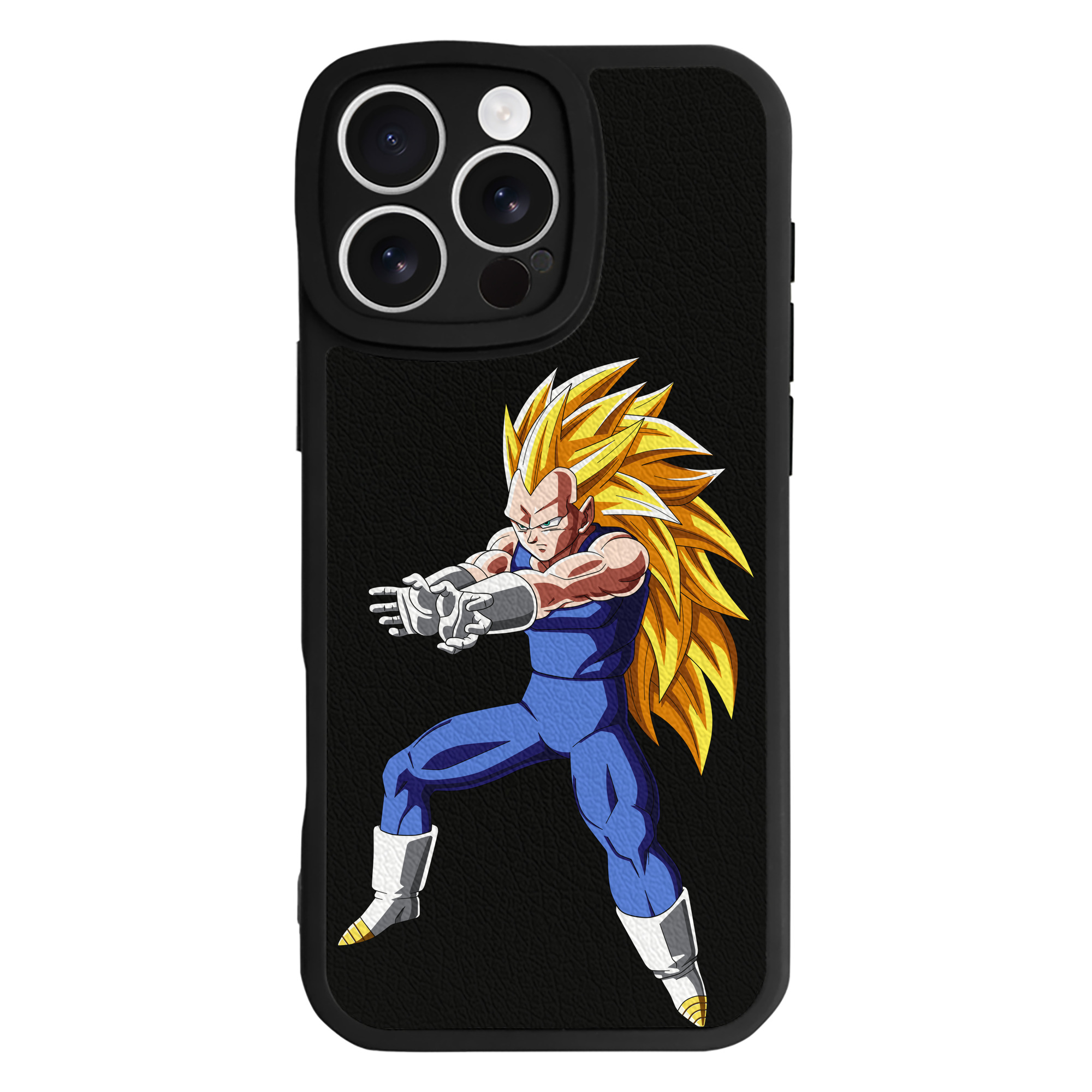 （画像用） ドラゴンボール ベジータ四世（Bejīta Yonsei）DRAGON BALL Vegeta IV 【iPhone 16シリーズ対応】シリコンスマホケース（レザー調） 材質：シリコン